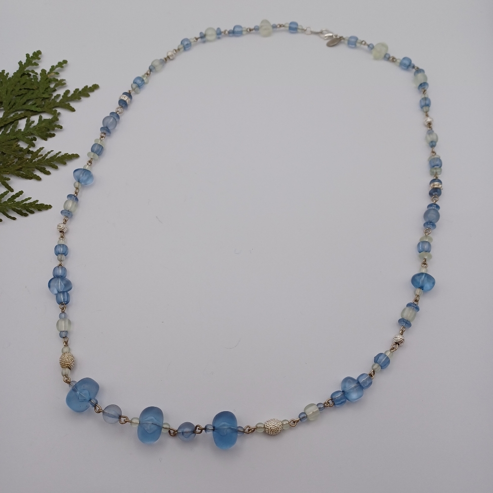 Worthington Blue Bead Necklace